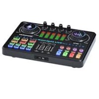 DJ20 Professional Live Streaming Mixer with Dual Wireless 5.3, 48V Power & 2400mAh Battery DJ20 Professional Live Streaming Mixer with Dual Wireless 5.3, 48V Power & 2400mAh Battery